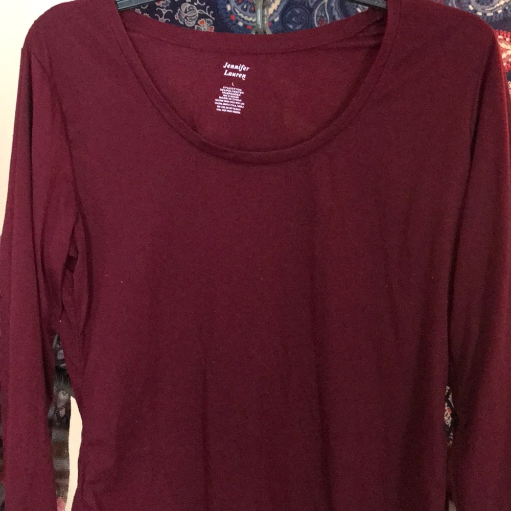 Cotton long sleeve tshirt